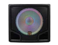 Thumbnail for Mr. Dj PROSUB18LED 6000W PA DJ Club Powered Active Subwoofer with 2 Speaker Output with Party Show Led