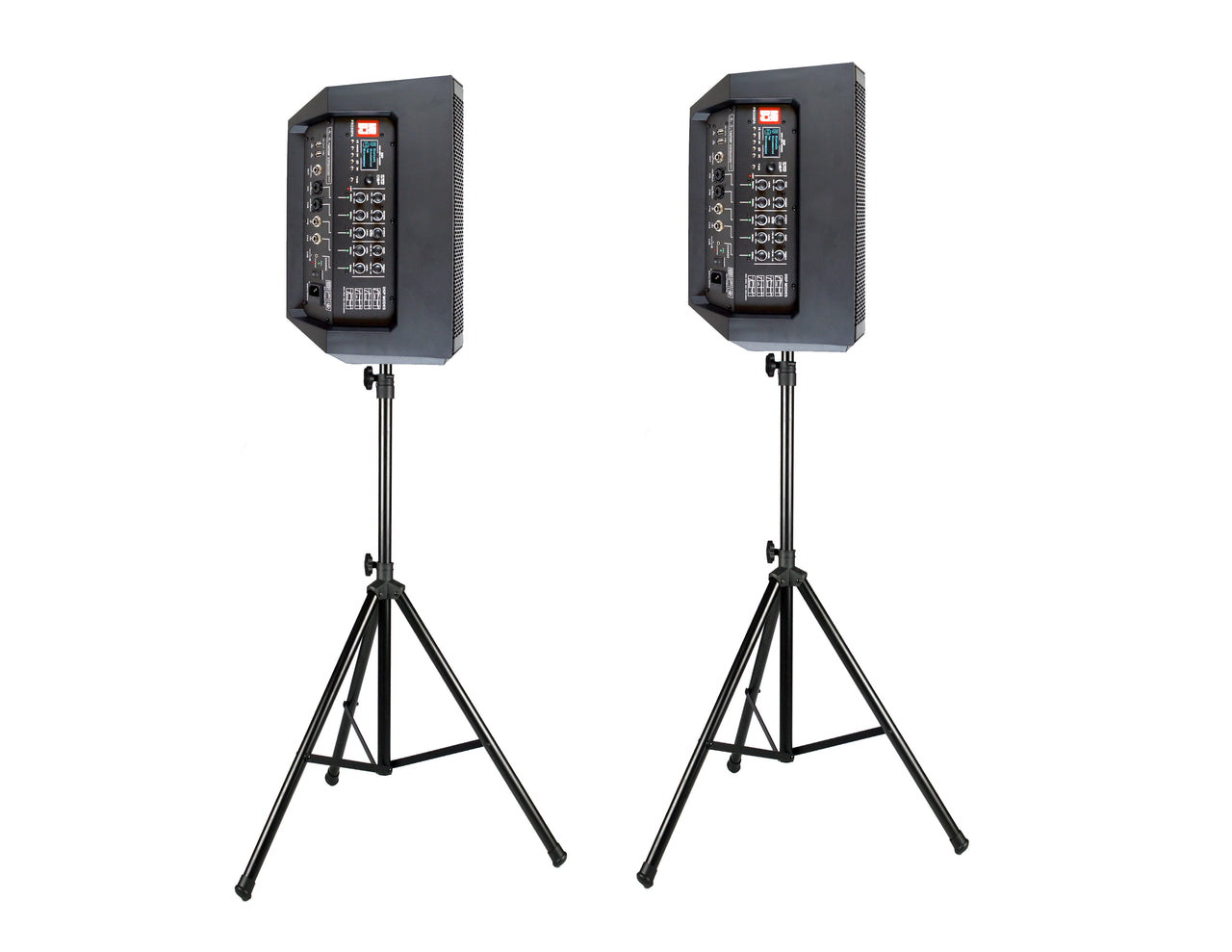 2 MR DJ PROX8PA PRO Battery Powered Active Portable PA Speaker All-in-One + Stand