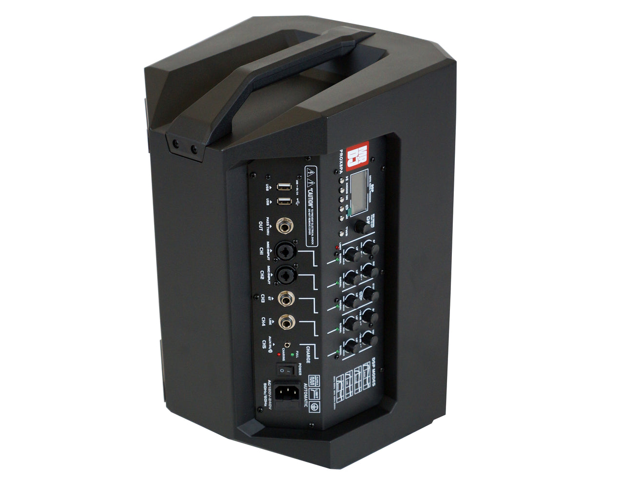 2 MR DJ PROX8PA PRO Battery Powered Active Portable PA Speaker All-in-One + Stand