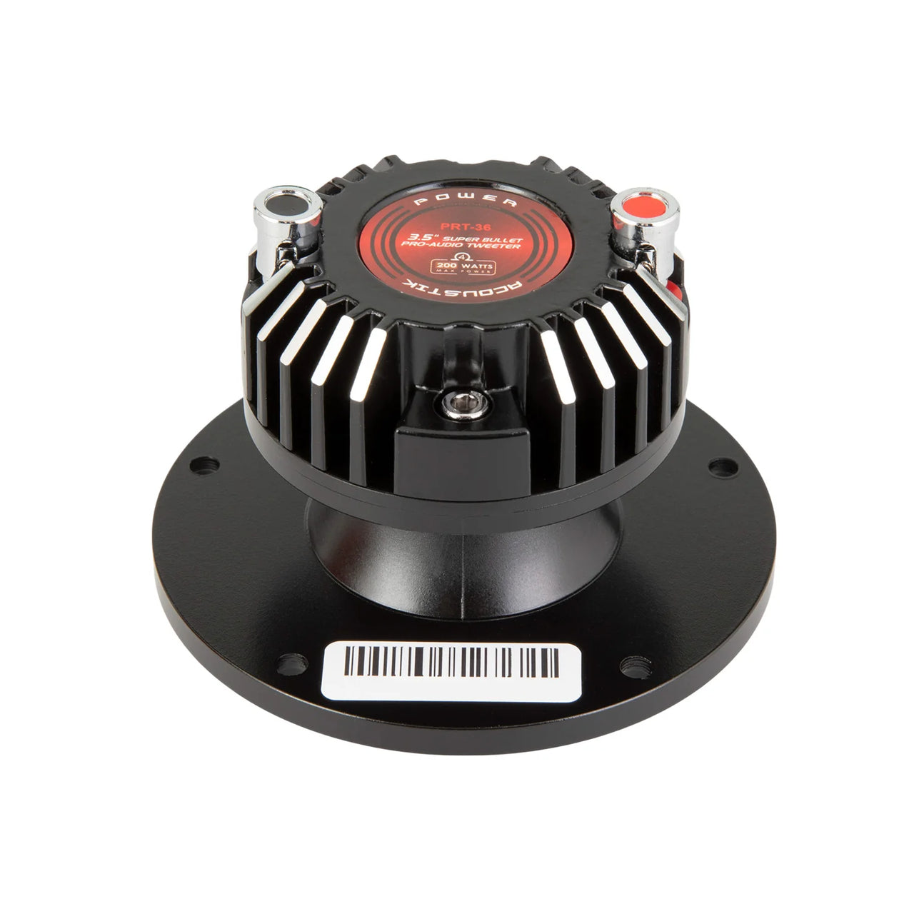 Power Acoustik PRT-36 3.5" Aluminum Super Bullet Pro Audio Tweeter Pair