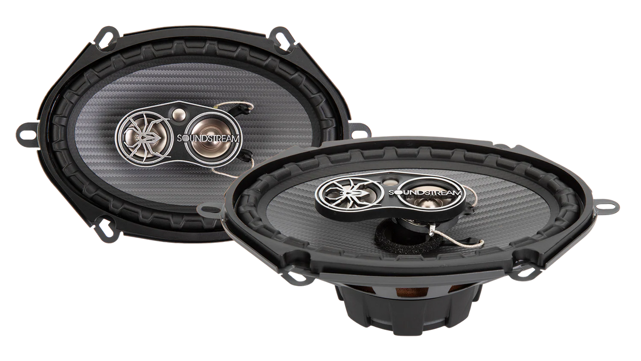 Soundstream PS-57 5x7" 4-Way Full Range Coaxial Speakers 350W Pair