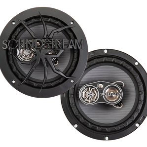 Soundstream PS-65 6.5" 4-Way Full Range Coaxial Speakers 300W Pair