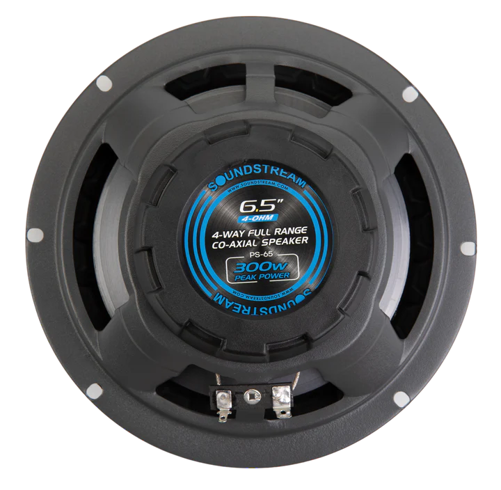 Soundstream PS-65 6.5" 4-Way Full Range Coaxial Speakers 300W Pair