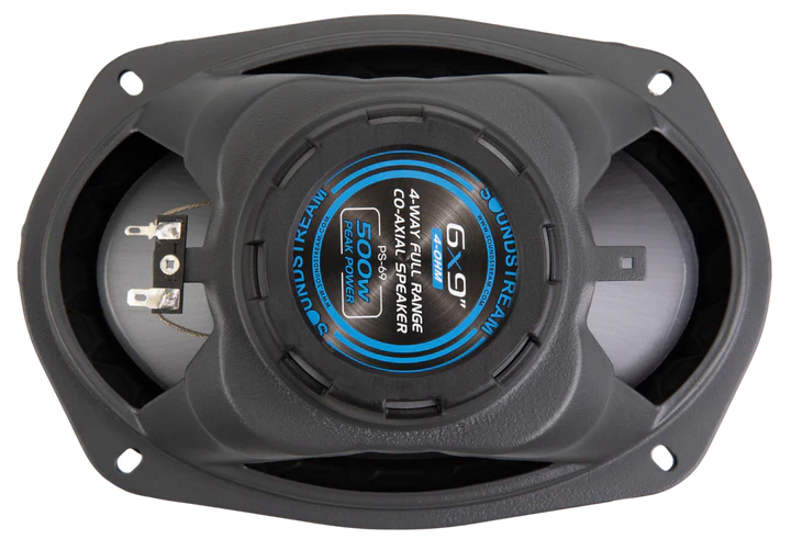 Soundstream PS-69 6x9" 4-Way Full Range Coaxial Speakers 500W (Pair)