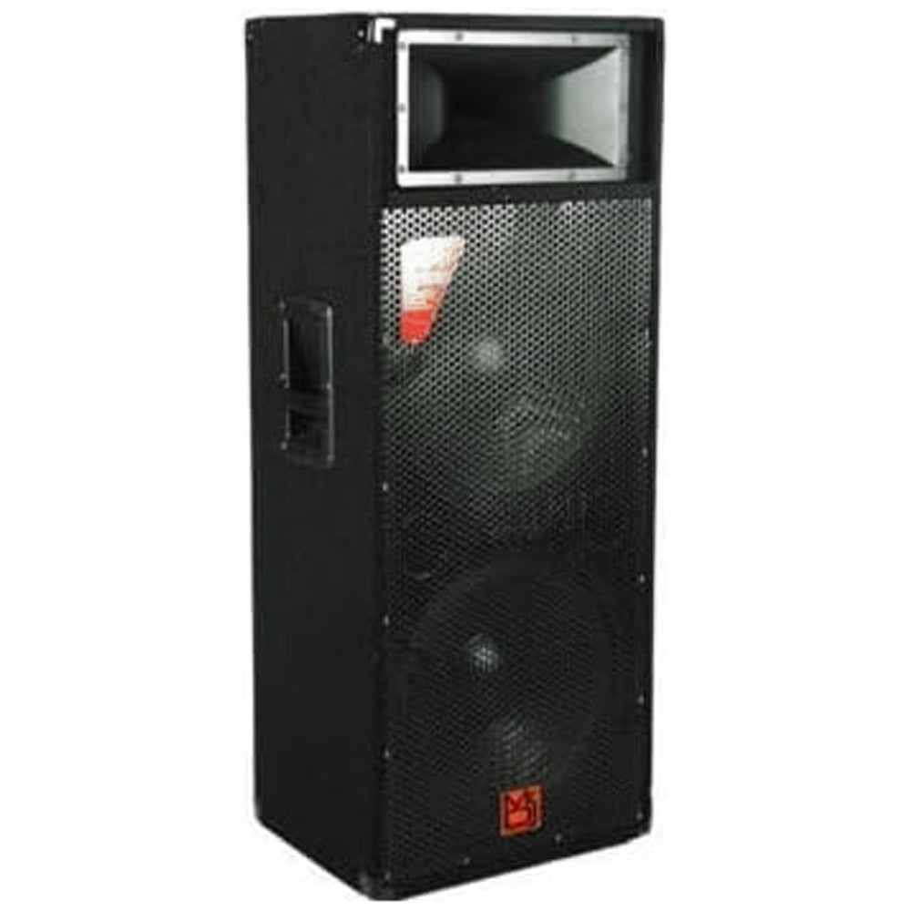 MR DJ PSD-3000 Double 15" Passive 3000 Watts 3-Way DJ/PA PRO Audio Loudspeaker