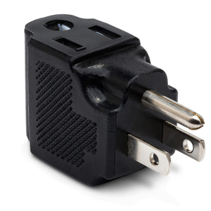 Hosa PWA-486 NEMA 5-15P to NEMA 5-15P Right-angle Adaptor