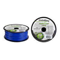 Thumbnail for Install Bay PWBL18500 Primary Wire 18 Gauge All Copper Blue Coil - 500 ft
