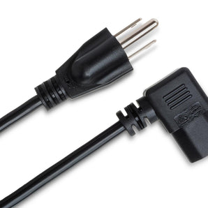 Hosa PWC-141.5R Right-angle IEC C13 Power Cable 1.5 foot