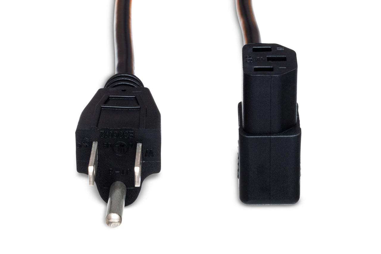 Hosa PWC-141.5R Right-angle IEC C13 Power Cable 1.5 foot