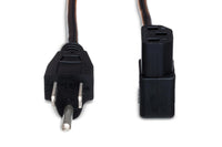 Thumbnail for Hosa PWC-141.5R Right-angle IEC C13 Power Cable 1.5 foot