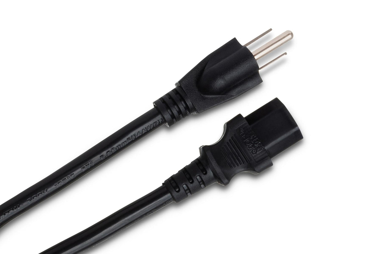 Hosa PWC-408 IEC C13 Power Cord 8 feet
