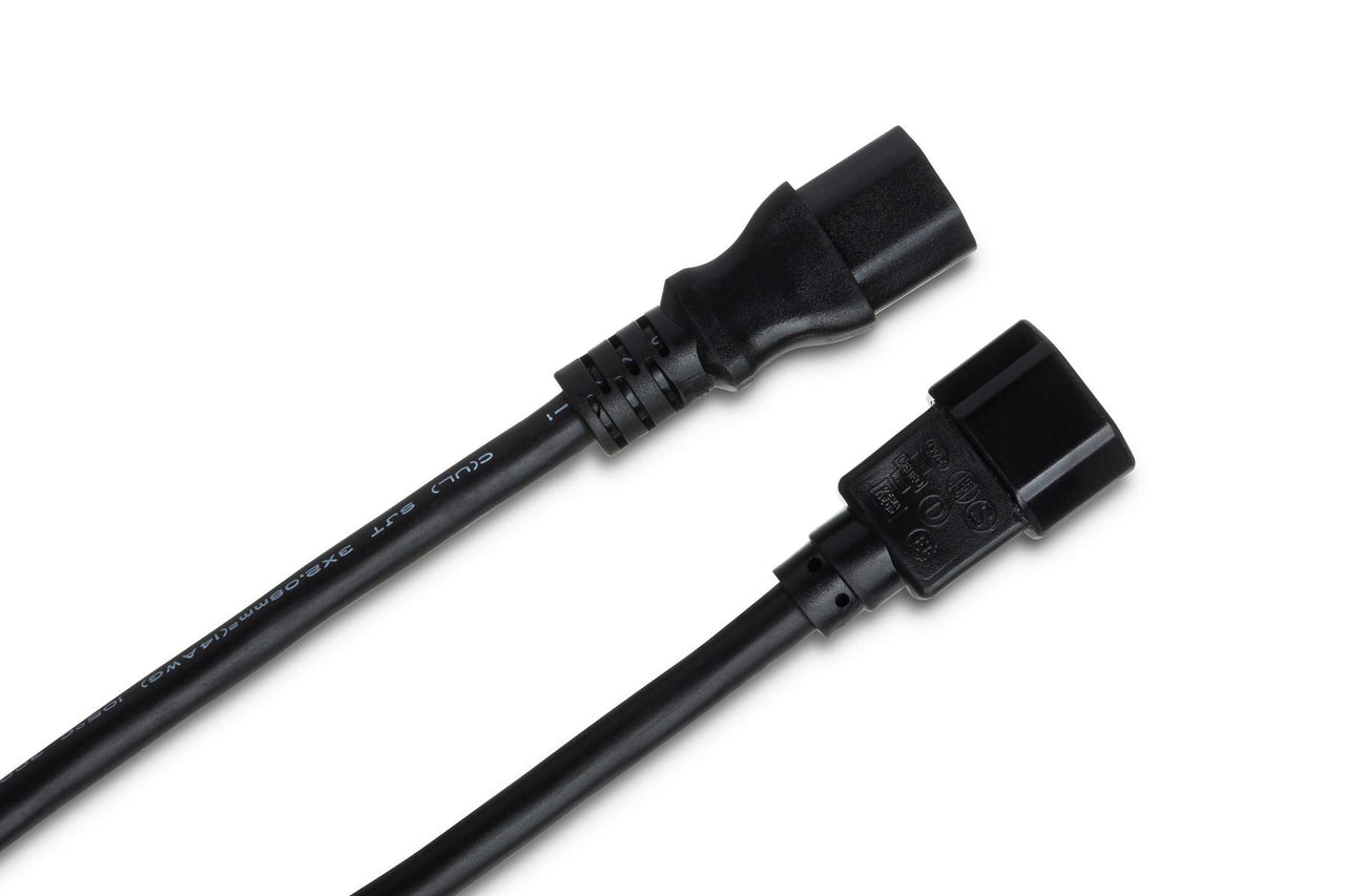 Hosa PWL-403 IEC C14 to IEC C13 Extension Cord 3 foot