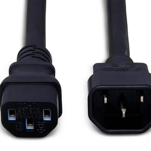 Hosa PWL-408 IEC C14 to IEC C13 Extension Cord 8 foot