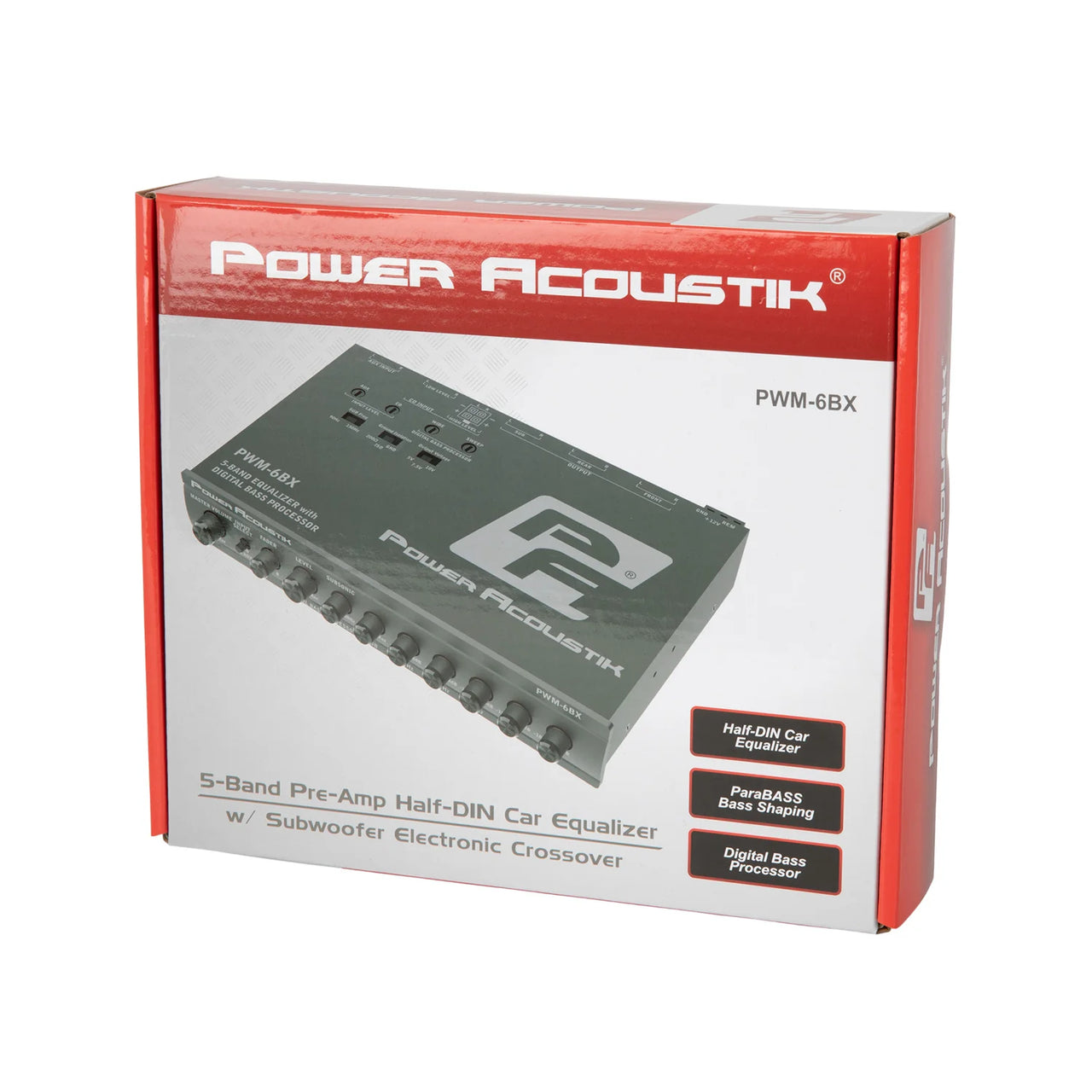 Power Acoustik PWM-6BX Digital Bass Restoration Processor with ParaBASS Control