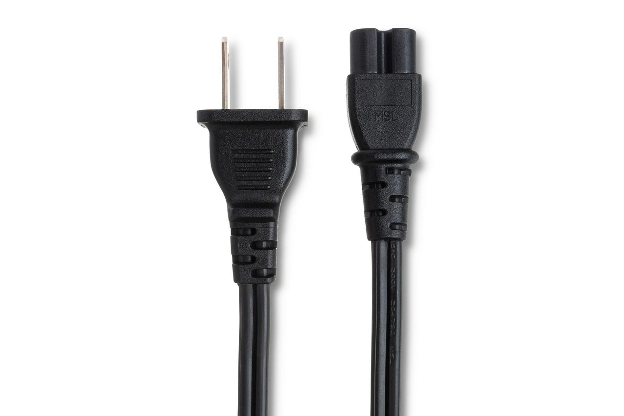Hosa PWP-426 NEMA 1-15P to IEC C7 Power Cord 8 foot