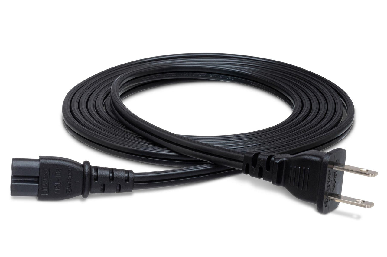 Hosa PWP-426 NEMA 1-15P to IEC C7 Power Cord 8 foot