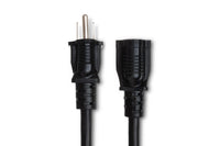 Thumbnail for Hosa PWX-408 14-gauge NEMA 5-15P to NEMA 5-15R Power Extension Cord 8 foot