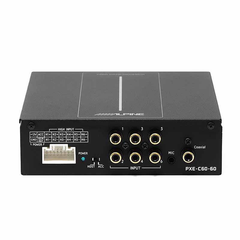Alpine PXE-C60-60  OPTIM-6 6-Ch Digital Sound Processor with Automatic Sound Tuning