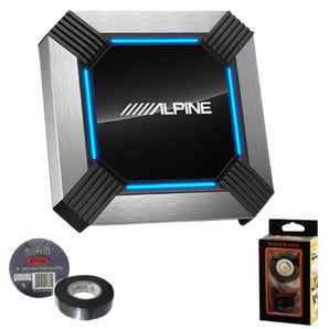 Alpine PXE-X121-12EV 12-Channel Hi-Res Digital Sound Processor and Amplifier Bundle