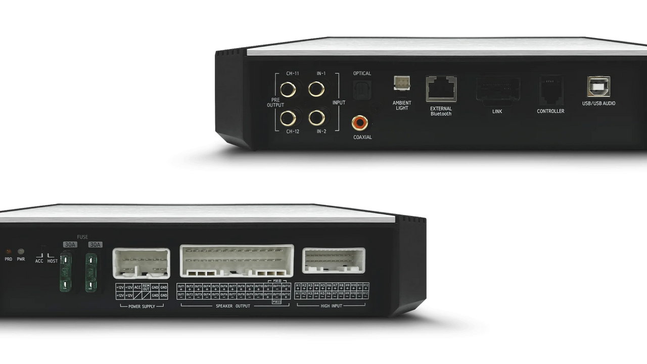Alpine PXE-X121-12EV 12-Channel Hi-Res Digital Sound Processor and Amplifier