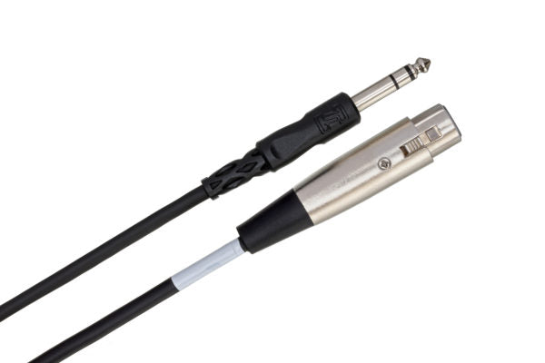 Hosa PXF-103 XLR Female to 1/4" TS Male Unbalanced Interconnect Cable 3 foot