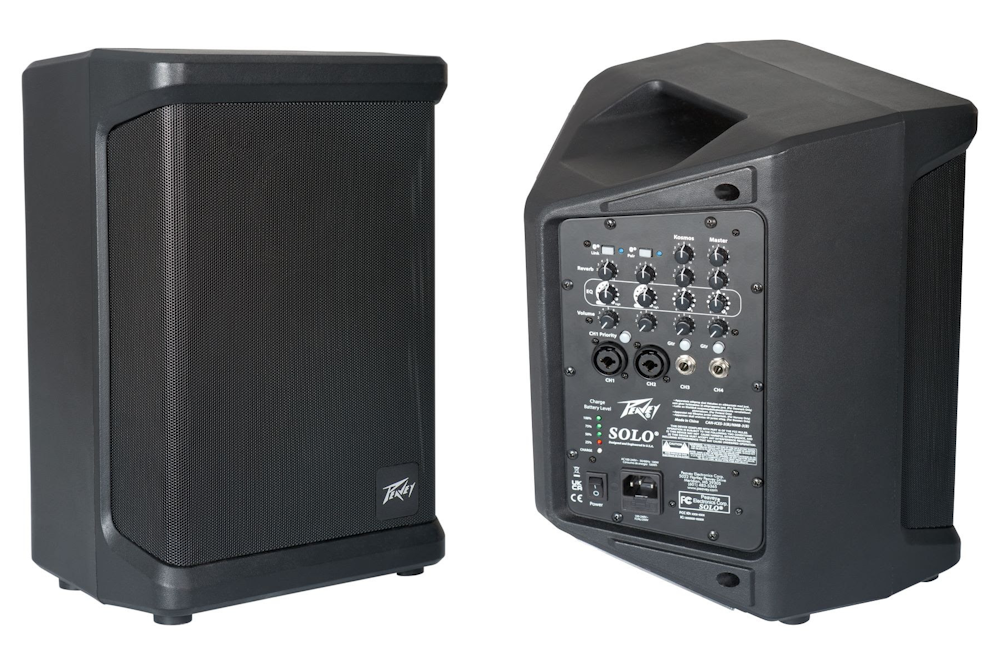 Peavey Solo Portable Battery Powered PA System with Bluetooth