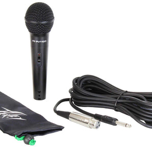 3 Peavey PVI100 1/4" Wired Dynamic Cardioid Vocal Microphone+Mic Clip + Cable