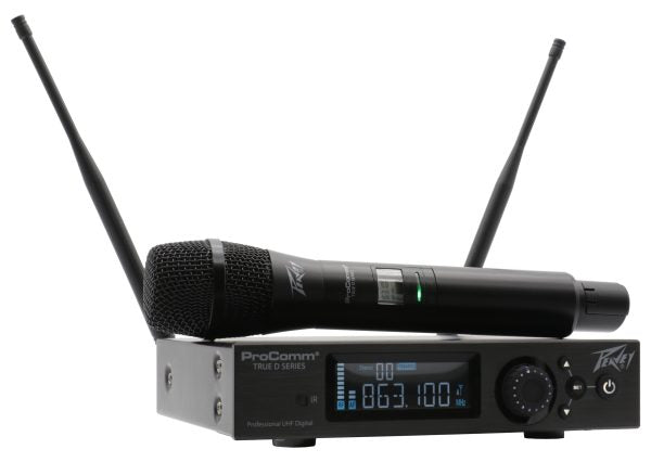 Peavey ProComm TRUE D HH 512MHZ-542MHZ NA Professional UHF Wireless Handheld Microphone