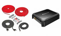 Thumbnail for Pioneer GM-DX971 2400W Max 1-CH Monoblock Class-D Amplifier & 4G Amp Kit