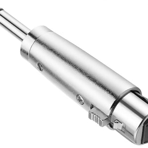 2 AT TQTMXLRF XLR Female to 1/4" Mono Male Adapter Converter Gender Audio Coupler