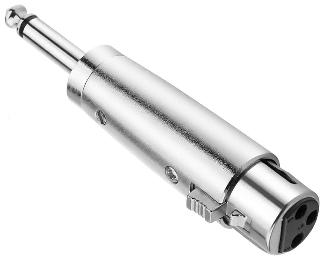 AT TQTMXLRF XLR Female to 1/4" Mono Male Adapter Converter Gender Audio Coupler