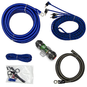 Raptor R4A4 MID SERIES 950W 4 AWG Amp Kit with RCA Cable