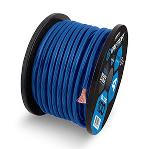 Raptor R4BL4-100 100ft 4 AWG Blue CCA Mid-series Power Cable