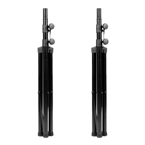 Gator Rok-It RI-SPKRSTDSET-250-AL Aluminum Tripod Speaker Stand Set with Deluxe Bag