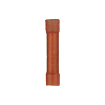  red nylon butt connectors for 18/22 gauge wire installation