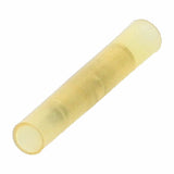 Nylon butt connectors for electrical wiring, featuring a translucent design for efficient wire connections.