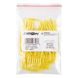 Nylon butt connectors for electrical wiring, featuring a translucent design for efficient wire connections.