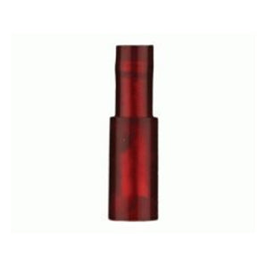 Install Bay RNFB Red Nylon Female Bullet Connector 22-18 Gauge .156 for automotive wiring.