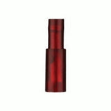 Install Bay RNFB180 red nylon female bullet connector for 22-18 gauge wiring, ideal for secure electrical connections.