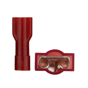 Install Bay RNFD110F Red Nylon Female Quick Disconnect 22-18 Gauge .110