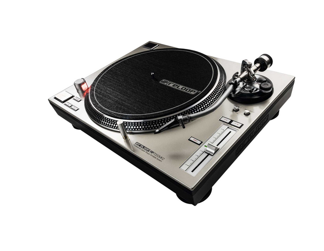 Reloop RP-7000-MK2-SLV Upper Torque Turntable System (Silver)