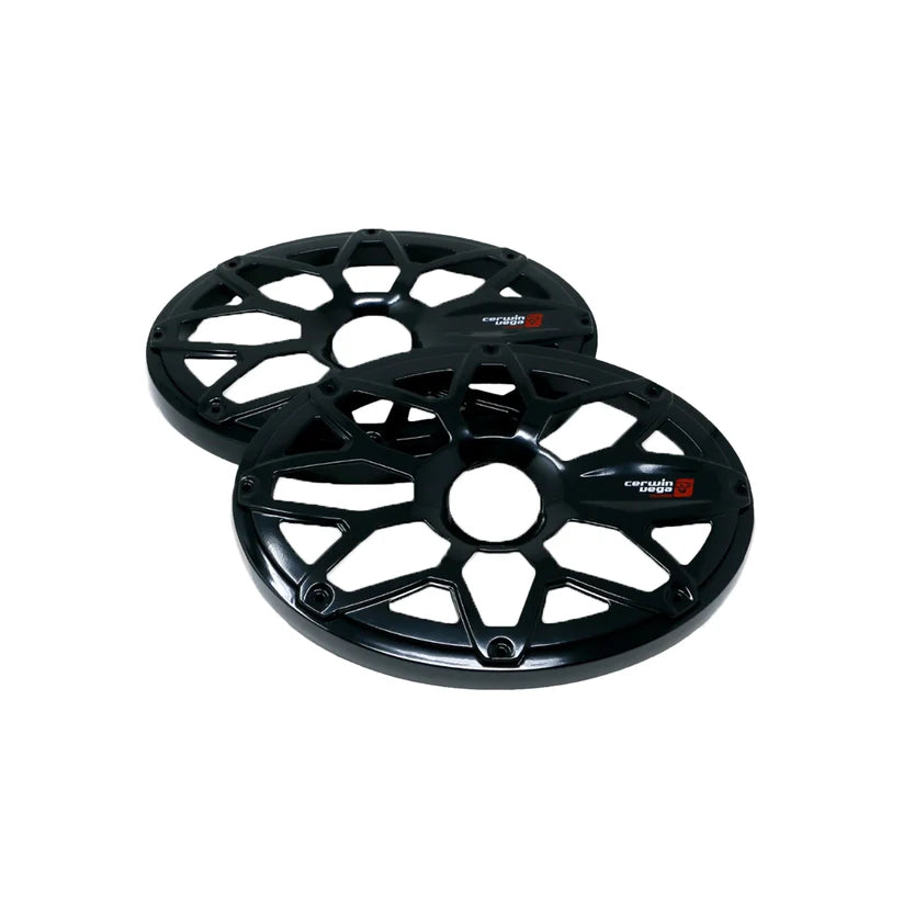 Cerwin Vega SM69FBB RPM Stroker 6"X9" Flush Mount Speaker Grill, Steel With Powder Coating, Pair (Black)
