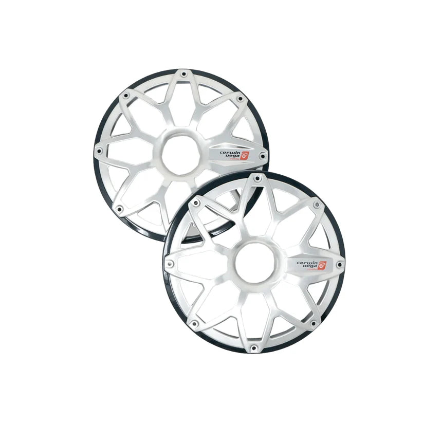 Cerwin Vega SM65FGB RPM Stroker 6.5” Flush Mount Speaker Grill, Pair (Black)