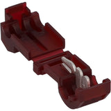 Install Bay RTT Red Insulation Displacement Connector 22-18 Ga - 100 Pack, used for quick splice connections
