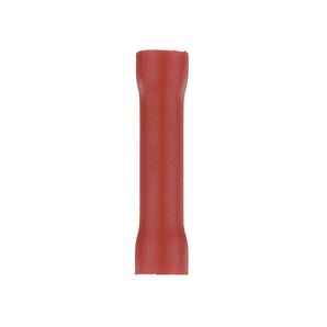  red vinyl butt connector for electrical wiring connections, 8 gauge size, versatile and durable