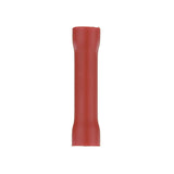  red vinyl butt connector for electrical wiring connections, 8 gauge size, versatile and durable