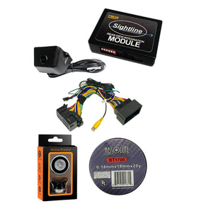 Crux RVCCH-75C Rear-view Integration System for 2014 - 2017 Dodge, Chrysler & Jeep Includes Camera