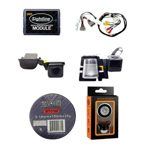 Crux RVCCH-75W Rear-view Integration System for Jeep Wrangler Vehicles w/ MYGIG Systems 2007-Up