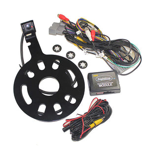 Crux RVCCH-75WT Rear-view Integration System for Jeep Wrangler 2007-2018 / WITH Spare Tire Mount Camera