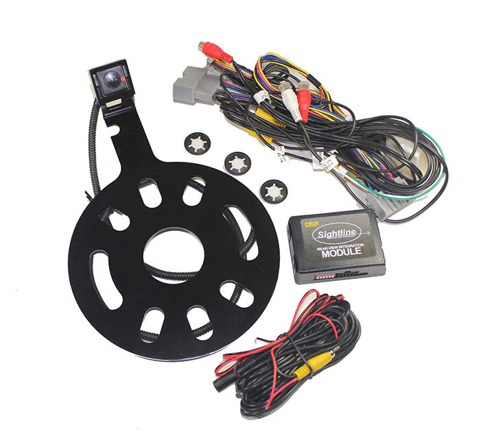 Crux RVCCH-75WT Rear-view Integration System for Jeep Wrangler 2007-2018 / WITH Spare Tire Mount Camera
